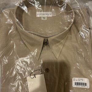 Cutter & Buck Men's Tan Button Down Shirt